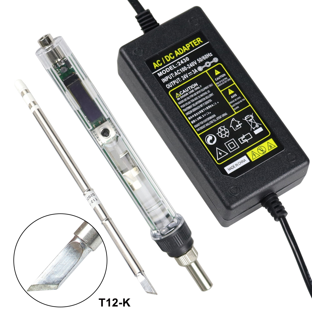 Soldering Station T12 Oled - T12 Điện Mỏ Hàn Bộ DC