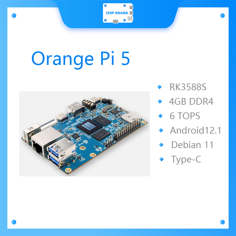 Orange Pi 5 Plus 16Gb - Cam Pi 5 4GB RK3588S,PCIE Mô