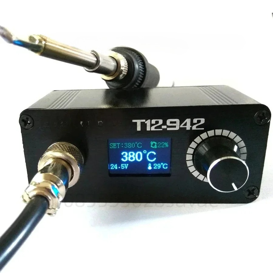 MINI T12 STC OLED Digital Sold - đánh giá và giá Soldering Station T12 Oled