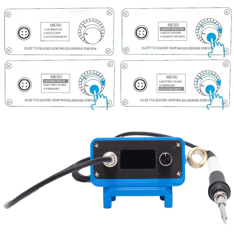 T12 soldering station solderin - đánh giá và giá Soldering Station T12 Oled