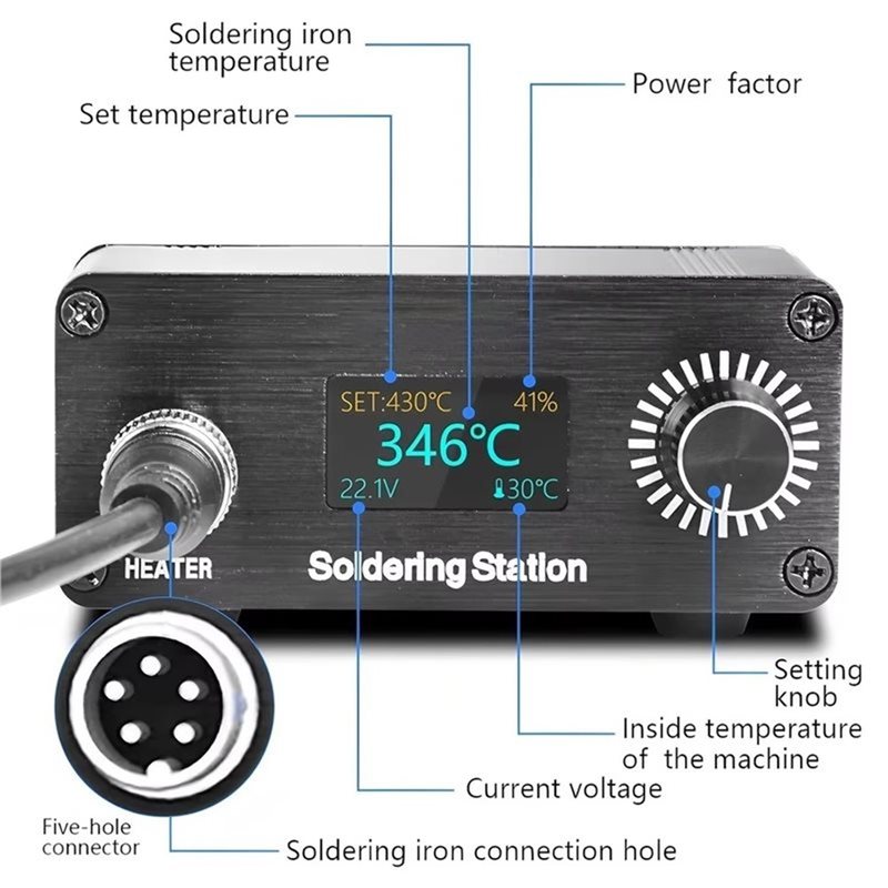 AB11-T12 For Home Repairing So - đánh giá và giá Soldering Station T12 Oled
