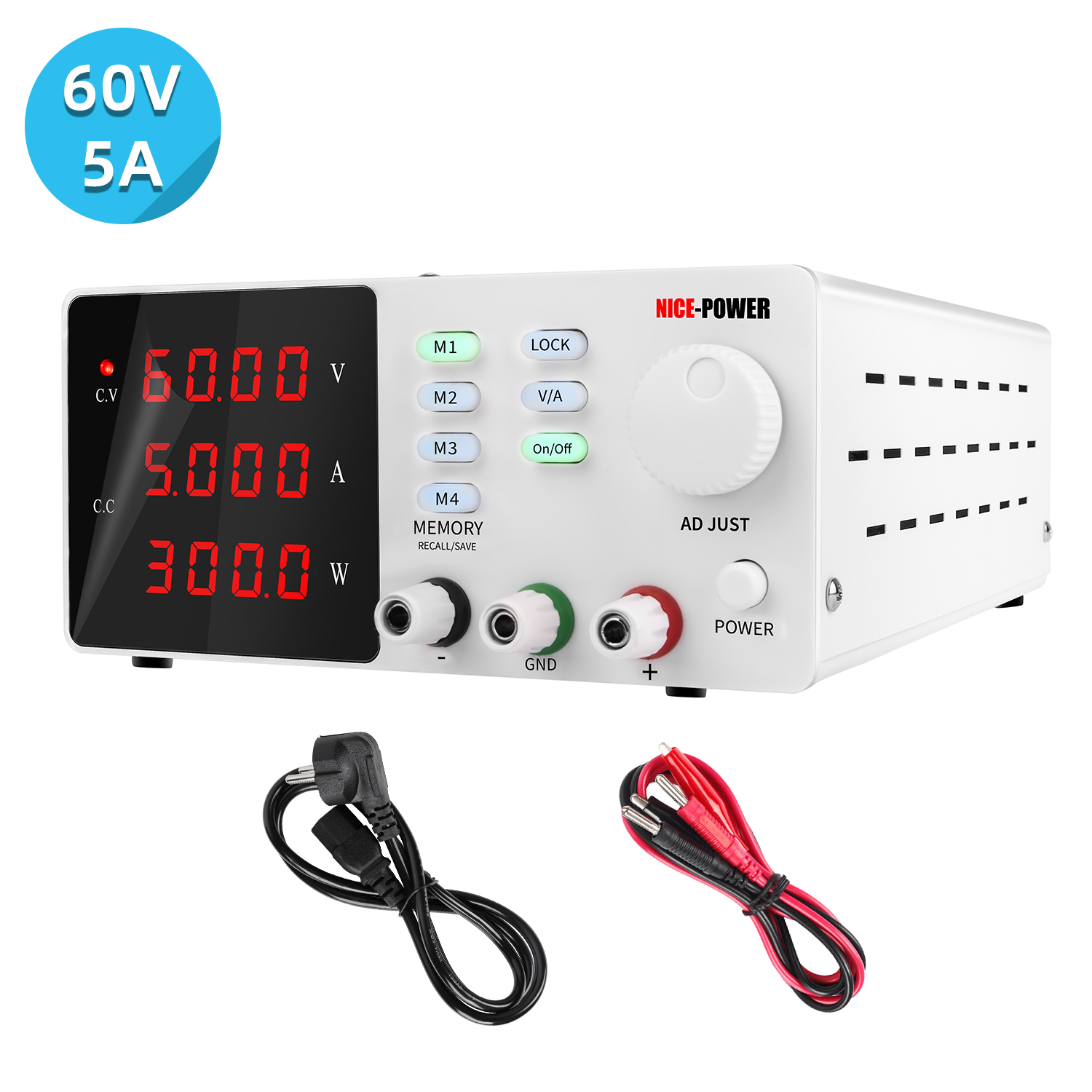 New Design Nice Power Spps-S60 - đánh giá và giá Programmable Dc Power Supply 60V 5A