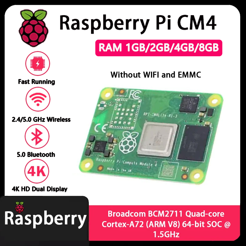 Raspberry Pi CM4 1GB/2GB/4GB/8 - đánh giá và giá Raspberry Pi Compute Module 4 8Gb 32Gb