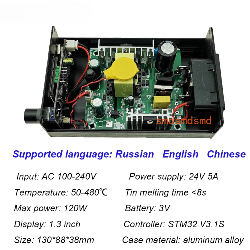 STM32 V3.1S T12 Soldering Stat - đánh giá và giá Soldering Station T12 Oled