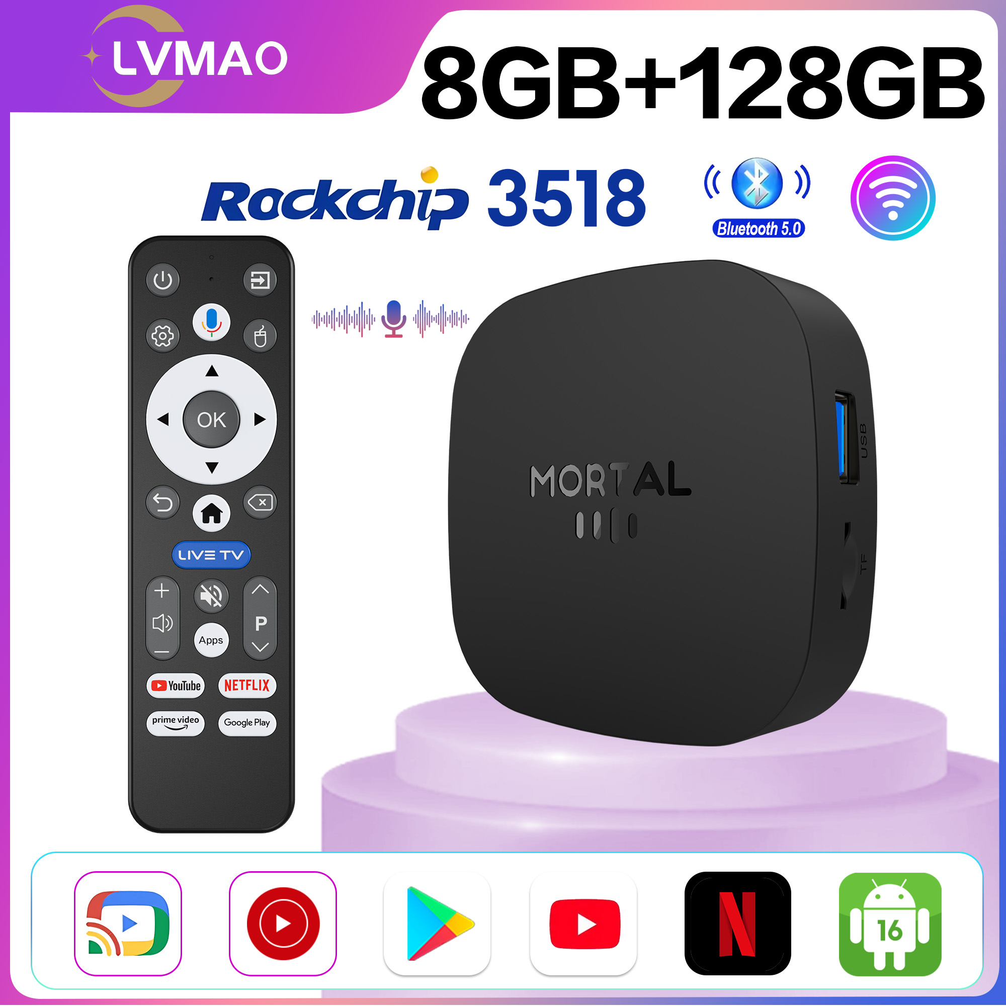 2026 NEW TV BOX T1+ RK3518 Sma - đánh giá và giá Khadas Vim4 8Gb